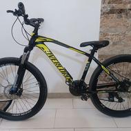 دوچرخه کوهستانی 26 اورلورد 8 دنده 24 سرعته بسیار تمیز.