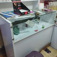 قفسه، استند .پیشخوان ،ویترین ،استندپانچی دو عدد،استندایستاده