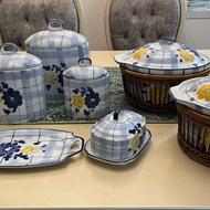 ظروف چینی گل پنبه