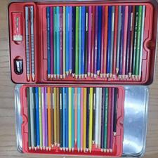 مارکر دو سر 80 رنگ بیسیک و مداد رنگی 60 فابرکاستل