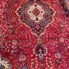 فرش 9 متری دستبافت کاملا سالم بدون ذره ای ایراد و پارگی