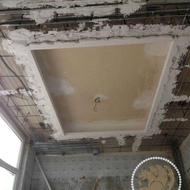 گچ کاری ساده و نور مخفی