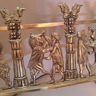 گارد شومینه برنجی وقدیمی نوو