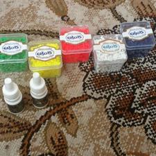 دو عدد قالب شمع و رنگ شمع کامران