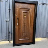 درب ورودی ضدسرقت چوبی فلزی مقاوم آپارتمان باغ ویلا