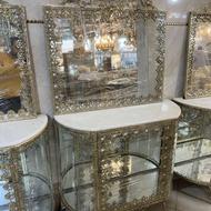 ایینه بوفه سایز 100 تمام برنز