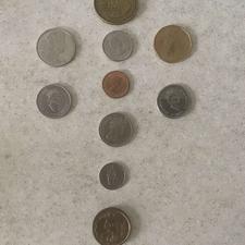 10 عدد سکه کمیاب نقره ، برنز از کانادا، سوییس، مکزیک، ایران