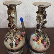 گلدان قدیمی میناکاری عتیقه