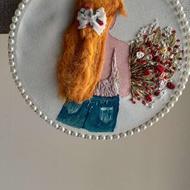 دیوارکوب گلدوزی