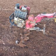 شخم زنی باغات و گل خانه ها