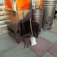 بخاری هیزمی دو منظوره