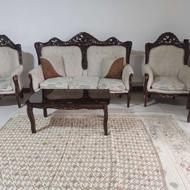 مبل کلاسیک به همراه میز وسط چوب راش گرجستان