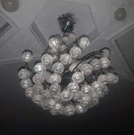 لوستر4شاخه 2عددالماس دار