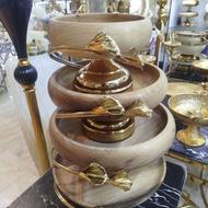 سرویس پذیرایی چوبی تهیه شده از مرغوبترین نوع چوب