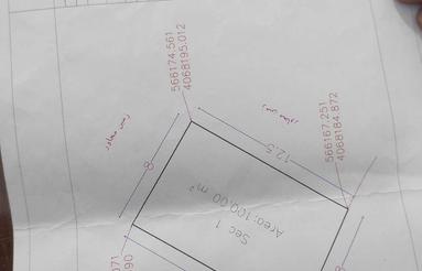 100 متری دارای مجوز ساخت بدون مشکل قانونی