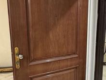 درب چوبی همراه دستگیره و قفل در شیپور