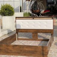 تخت خواب دونفره ام دی اف چرم| مبل ژاکوبی