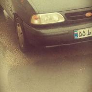 پراید84 موتور اساس شده لاستیک نو بدون ضربه دوگانه دستی