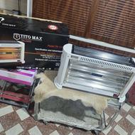 بخاری فن دار برقی 5 المنت اصلا استفاده نشده