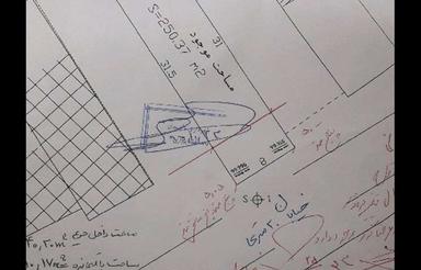 زمین 211 متری براصلی جاده تجاری مسکونی سند دار عقب نشینی شده