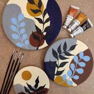 دیوارکوب سفالی سه تیکه