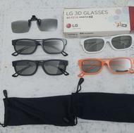5 عدد عینک 3 بعدی 3D اورجینال ال جی