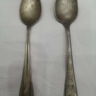 2عدد قاشق قدیمی