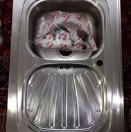 سینک ظرف شویی یک لگنه سمت چپ