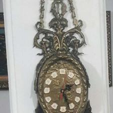 ساعت تمام برنز آنتیک و قدیمی بسیار سنگین وزن