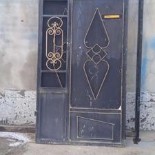 درب پارکینگ بهترین ورق وقفل ولولا ورق 2میل چ چوب 4در8