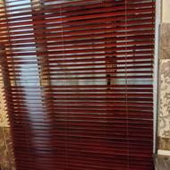 پرده کرکره ای چوبی