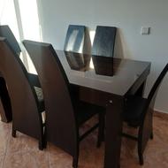 میز کنفرانس 6 نفره مشکی