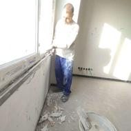 گج کاری نصب قرنیز پارکت