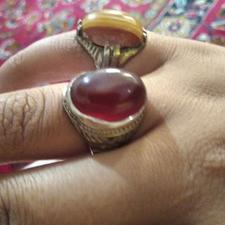 دو‌انگشتر‌عقیق‌‌تسبح‌فقط‌700تومن