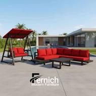 مبل آلومینیوم مدل ساحل طرحL