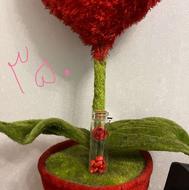 گلدان دکوری قلبی