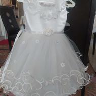 لباس عروس برای2تا4 سال برای مهمانی