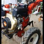 شخم زنی با تیلر 12 اسب باغها .ویلاها.کارخانجات