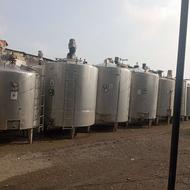 فروش مخزن استیل 5تن دوجدار و پروسس