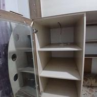 کمد لباس و عروسک و تخت خواب mdf تخت خواب نوجوان