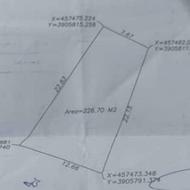 زمین با جواز دوطبقه