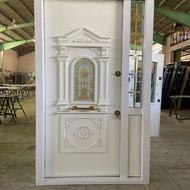 درب ضدسرقت ضدبرش ضد سرقت 4 پنجره pvc اتاق ورودی ژیوادرب3603