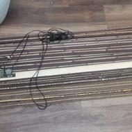 پرده حصیری 1در3چوب بامبو درحد نو