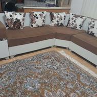 مبل ال 7 نفره با میز عسلی