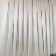 پرده پلیسه طرح دار