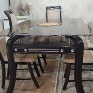 میز ناهار خوری شش نفره بزرگ