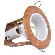 قاب هالوژن سلیندری طرح چوب