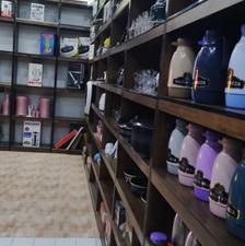 قفسه ویترین مغازه چوبی