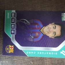 کارت امضای ژاوی آلونسو