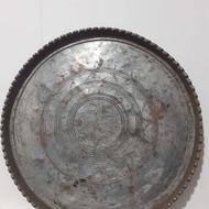 مجمه مسی کهنه؛ بشقاب بزرگ میوه